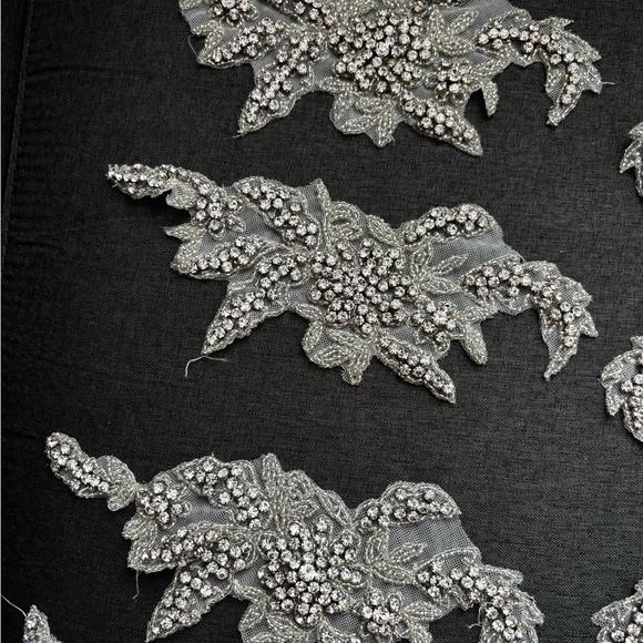 Beaded Rhinestone Appliqués - Picture 7 of 15